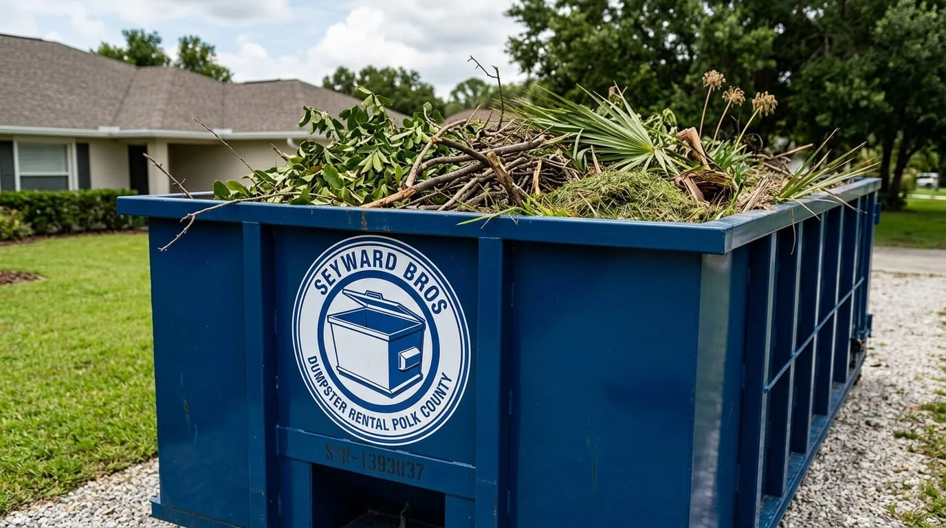 Yard Waste Dumpster Rental Polk County FL-img